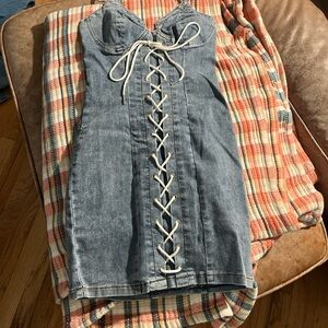 True Religion Blue Denim Dress